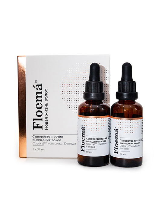 FLOEMA ™ Сыворотка против выпадения волос 2*50ml